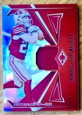 2024 Panini Phoenix Franchise Future Materials Christian McCaffrey #FFM-CMY card