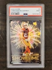 2024 Score Showtime Christian McCaffrey #3 card