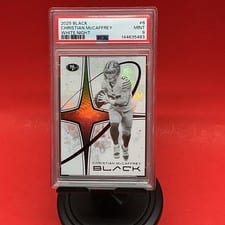 2025 Panini Black White Night Christian McCaffrey #6 card
