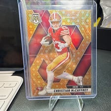 2025 Panini Mosaic Christian McCaffrey Honeycomb #179 card