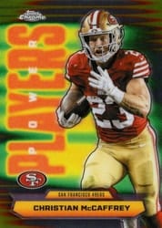 2025 Topps Chrome Power Players Christian McCaffrey #PP-15 card