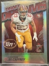 2025 Topps Signature Class Draft Dreams Christian McCaffrey #DD-20 card
