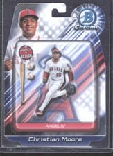 2024 Bowman Draft Bowman In Action Christian Moore #BIA-6 card