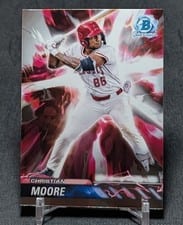 2024 Bowman Draft Plasma Power Christian Moore #PP-4 card