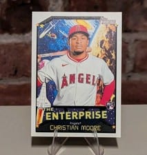 2026 Topps Heritage The Enterprise Christian Moore #TE-CMO card