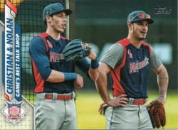 2020 Topps Base Set Christian & Nolan #160 card