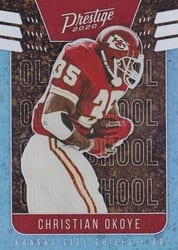 2020 Panini Prestige Old School Christian Okoye #OS-CO card