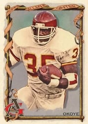 2023 Topps Composite Base Topps Allen & Ginter Set Christian Okoye #412 card