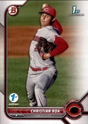 2022 Bowman 1st Edition Base Set Christian Roa #BPPF-130 card