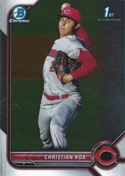 2022 Bowman Chrome Prospects Christian Roa #BCP-130 card