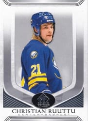 2020-21 SP Signature Edition Legends Base Set Christian Ruuttu #76 card