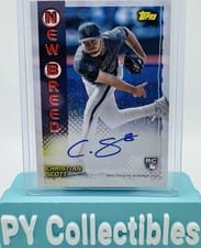 Christian Scott 2024 Topps Archives 1999 Topps Baseball New Breed Autographs card