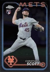 2024 Topps Chrome Update Base Set Christian Scott #USC161 card