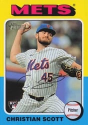 2024 Topps Heritage Base Set Christian Scott #587 card
