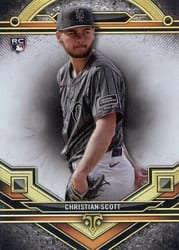 2024 Topps Triple Threads Base Set Christian Scott #115 card