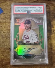 2024 Topps Triple Threads Rookie Autograph Christian Scott #RA-SCO card