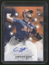 2024 Topps Update Baseball Stars Autographs Christian Scott #BSAU-CS card