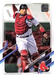 2021 Topps Base Set Christian Vazquez #557 card