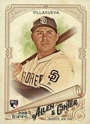 2018 Topps Allen & Ginter Base Set Christian Villanueva #315 card