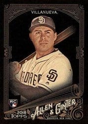 2018 Topps Allen & Ginter X Base Set Christian Villanueva #315 card