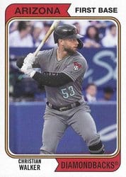 2020 Topps Archives Base Set Christian Walker #104 card