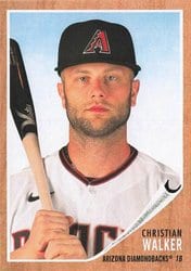 2021 Topps Archives Base Set Christian Walker #80 card