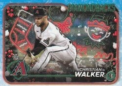 2024 Topps Holiday Base Set Christian Walker #H32 card