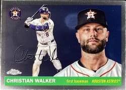 2025 Topps Chrome Platinum Base Set Christian Walker #158 card