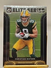 2022 Donruss Optic Elite Series Rookies Autographs Christian Watson #ESR-12 card