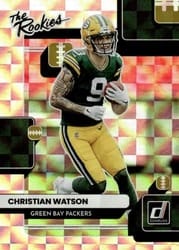 2022 Donruss The Rookies Christian Watson #TR-19 card