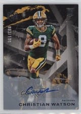 2022 Panini Chronicles Gridiron Kings Signatures Christian Watson #GK-15 card