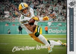 2022 Panini Chronicles Luminance Update Rookies Christian Watson #222 card