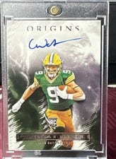 2022 Panini Origins Rookie Autographs Christian Watson #RAU-CWA card