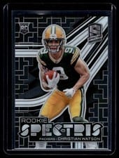 2022 Panini Spectra Rookie Spectris Christian Watson #RSP-CWA card