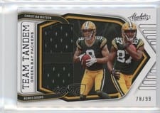 2022 Panini Absolute Team Tandem Materials Christian Watson / Romeo Doubs #TT-CR card