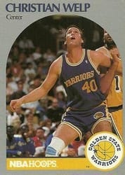 1990-91 Hoops Base Set Christian Welp #122 card