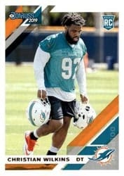 2019 Donruss Base Set Christian Wilkins #255 card