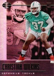 2019 Panini Illusions Base Set Christian Wilkins #66 card