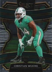 2019 Panini Select Base Set Christian Wilkins #4 card