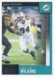 2020 Score Base Set Christian Wilkins #17 card
