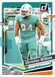2023 Donruss Base Set Christian Wilkins #182 card