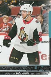 2018-19 Upper Deck Base Set Christian Wolanin #460 card