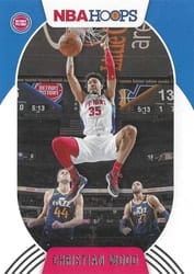2020-21 Hoops Base Set Christian Wood #25 card