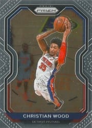 2020-21 Panini Prizm Base Set Christian Wood #217 card