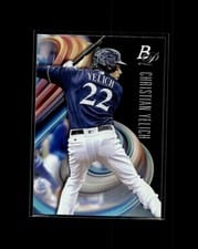 2018 Bowman Platinum Christian Yelich #25 card