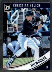 2018 Donruss Optic Base Set Christian Yelich #101 card