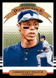 2019 Donruss Base Set Christian Yelich #21 card