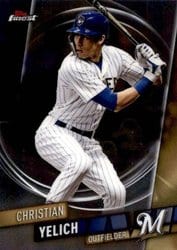 2019 Finest Base Set Christian Yelich #42 card