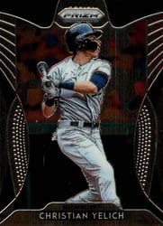 2019 Panini Prizm Base Set Christian Yelich #116 card