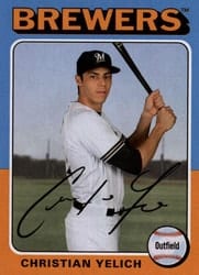 2019 Topps Archives Base Set Christian Yelich #194 card